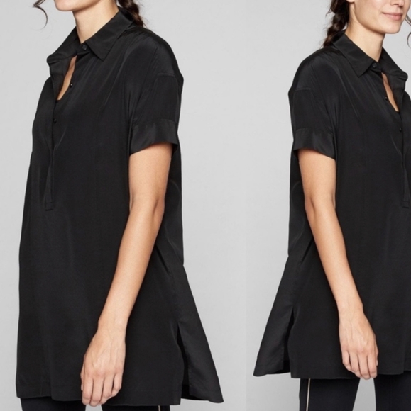 Athleta washable silk tunic top - Picture 2 of 7